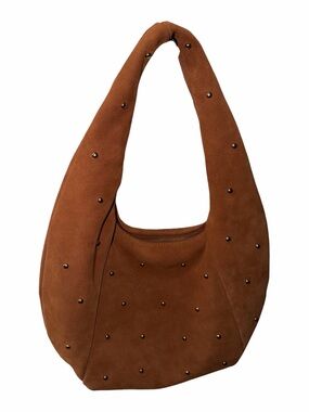 Sam Edelman Studded Leather Suede Hobo Bag